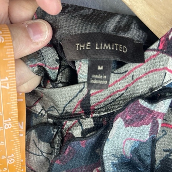 The Limited Multicolor Ruffled Halter Blouse - Picture 5 of 8